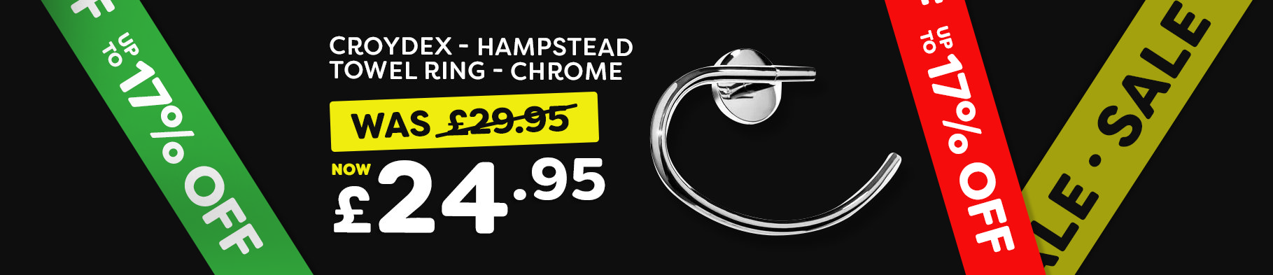  Banner 3 -  Croydex Towel Ring
