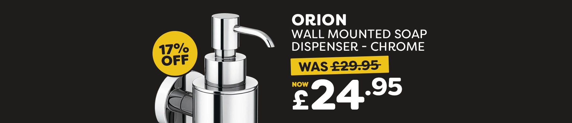 Banner 3 - Orion Soap Dispenser