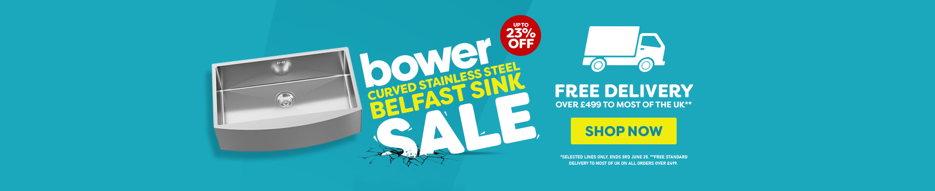 Bower Sink Sale - Free Delivery