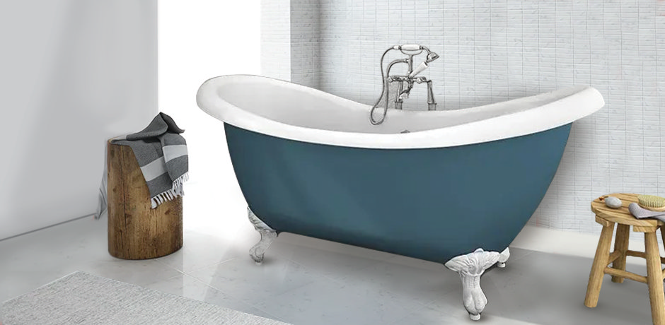 How to paint acrylic bathtubs a range of colours