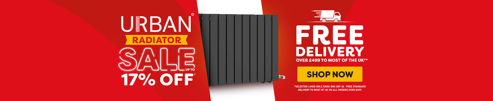 Urban Radiator Sale - Free Deliv 