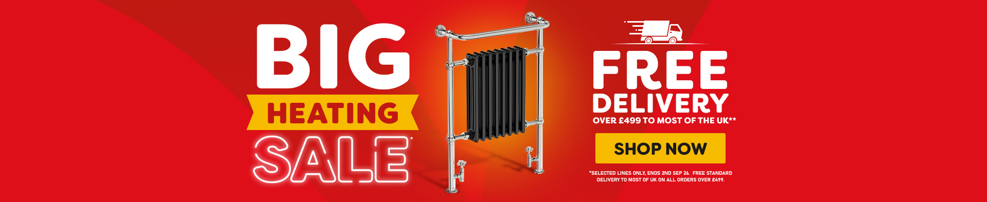 Heating August Sale - Free Deliv