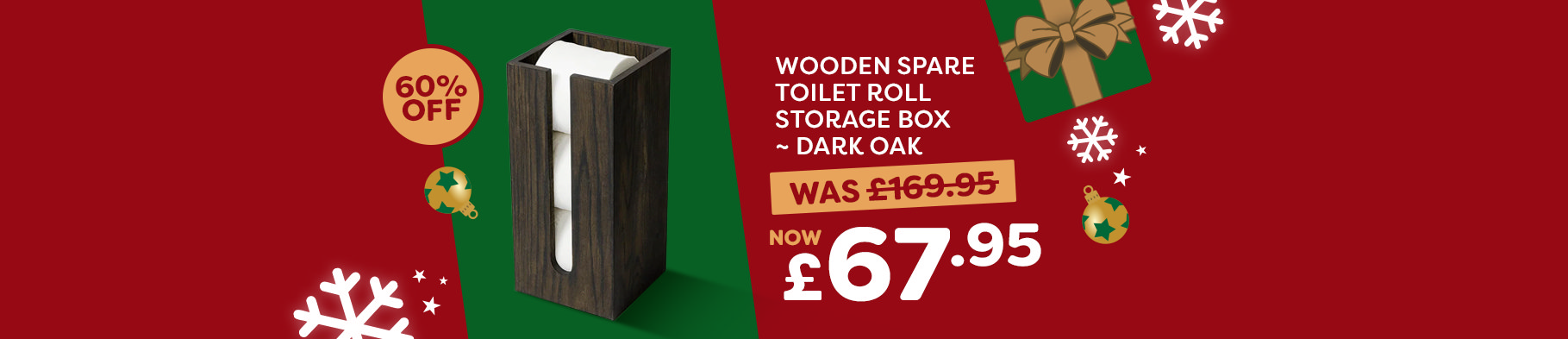 Banner 1 - Wooden Spare Toilet Roll Storage Box