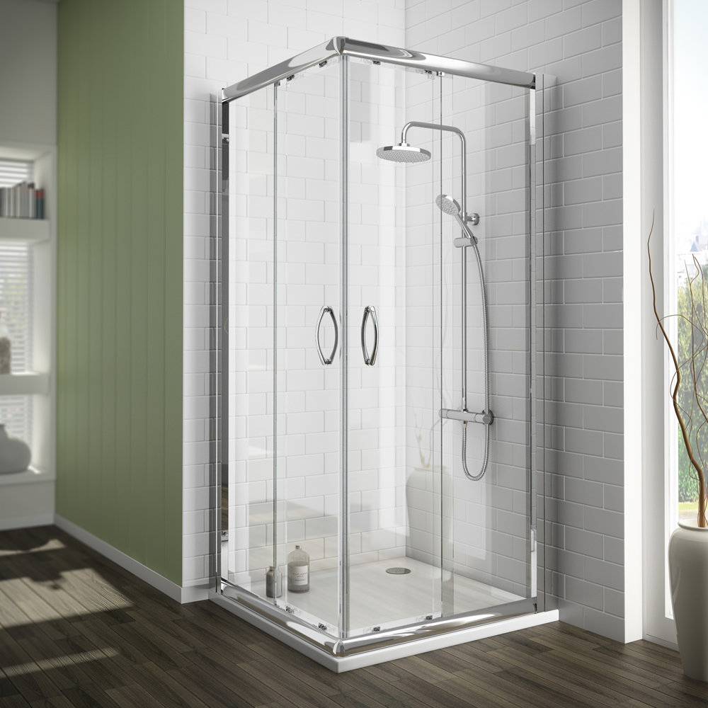 The Ventura Square Shower Enclosure with Corner Entry