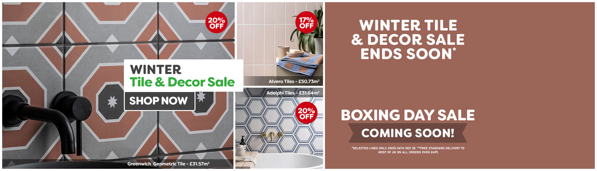 Tiles Banner 1 - Winter Tile Sale