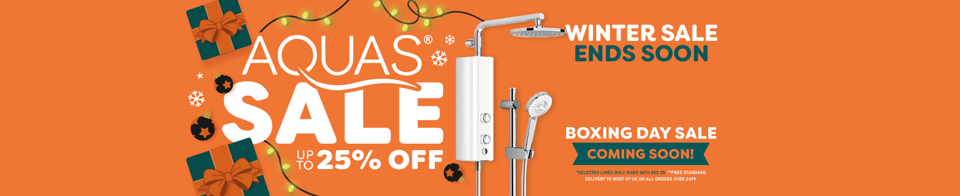 AQUAS Sale - Free Del