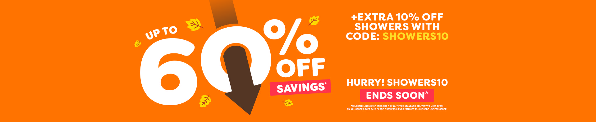 October Savings - SHOWERS10