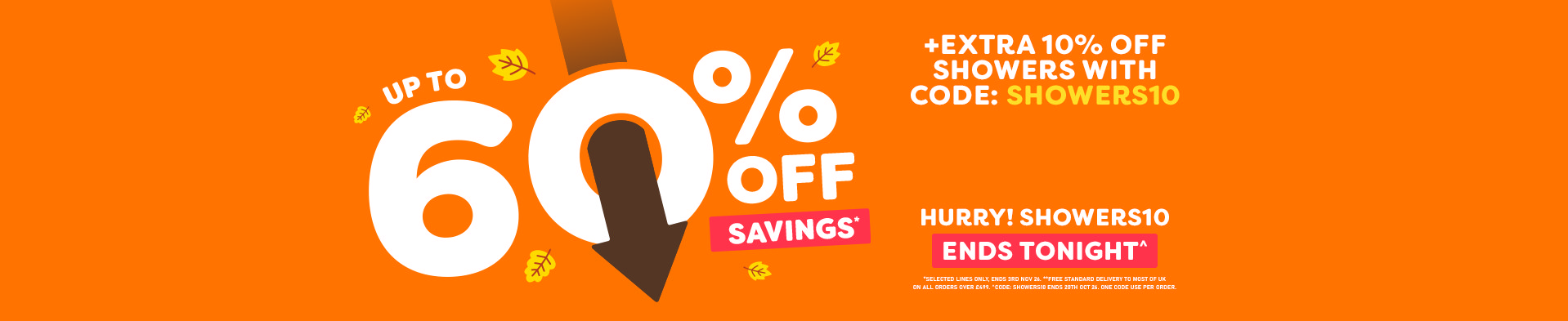October Savings - SHOWERS10