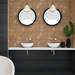 Copper Diagonal Textured Wall Tiles - Julien Macdonald - 250 x 250mm  Profile Small Image