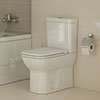VitrA - S20 Model Close Coupled Toilet - Closed Backed - 2 x Seat Options profile small image view 1 