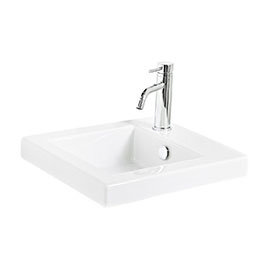 Miller - 405mm Ceramic Basin with Right Hand Tap Hole - 165W1