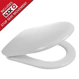 Wirquin Maestro Lock+ Toilet Seat with Soft Close Metal Hinges