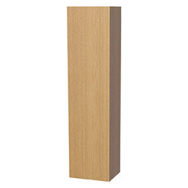 Miller - New York Tall Cabinet with Door Storage - Oak
