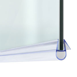 Bath Shower Screen Door Seal StripGlass Thickness 4mm 6mmSeals Gap 14mm 