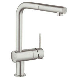 Grohe Minta Kitchen Sink Mixer with Pull Out Spray - SuperSteel - 32168DC0