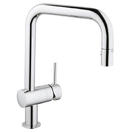 Grohe Minta Kitchen Sink Mixer with Pull Out Spray - Chrome - 32322000