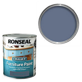 Ronseal Chalky Furniture Paint 750ml - Midnight Blue