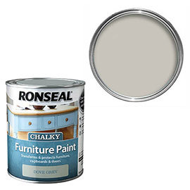 Ronseal Chalky Furniture Paint 750ml - Dove Grey