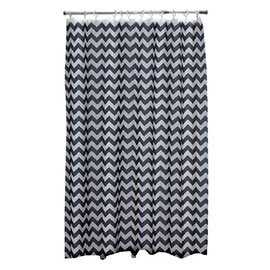 Aqualona Chevron Polyester Shower Curtain - W1800 x H1800mm - 47392