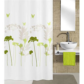 Kleine Wolke - Barcelona Polyester Shower Curtain - W1800 x H2000 - Green