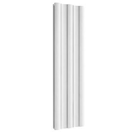 Reina Gio Vertical Single Panel Aluminium Radiator - White