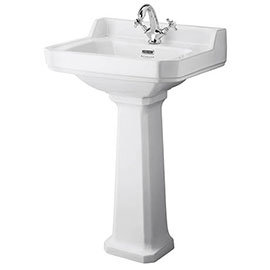 Bayswater Fitzroy Traditional 1TH Basin &amp; Full Pedestal