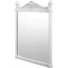Burlington Georgian Mirror with White Aluminium Frame - T42WHI