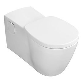 Ideal Standard Concept Freedom Elongated Wall Hung WC with Seat + Cover