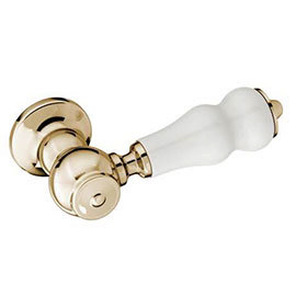 PACK OF 2 Toilet cistern handle gold effect 