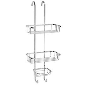 Croydex Hanging Shower Cubicle Tidy - 3 Tier