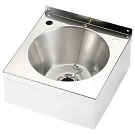 Franke Model A D20161N Stainless Steel Washbasin with Apron Support &amp; Waste Kit
