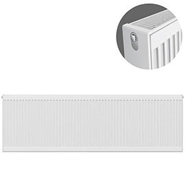 Type 22 H500 x W2400mm Compact Double Convector Radiator - D524K