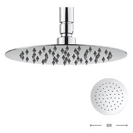 Crosswater - Central 200mm Round Fixed Showerhead - FH200SR+