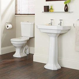 Heritage Granley Deco 4-Piece Traditional Bathroom Suite