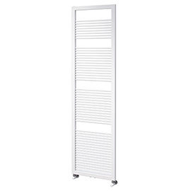 Asquiths Mineral White H1800 x W500mm Round Tube Vertical Radiator - HEA0103