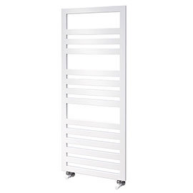 Asquiths Mineral White H1200 x W500mm Flat Tube Vertical Radiator - HEB0107
