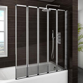 Folding Bath Screens | Folding Shower Screens | Victorian Plumbing