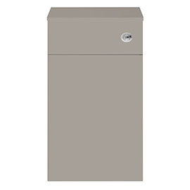 Milan Juno 500 x 253mm Stone Grey WC Unit with Cistern (Excludes Pan)