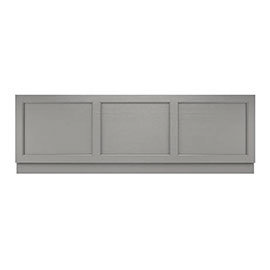 Old London Front Bath Panel &amp; Plinth - Storm Grey - 2 Size Options