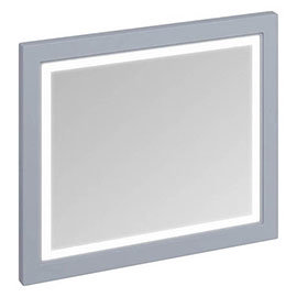 Burlington Framed 90 Mirror with LED Illumination - Classic Grey