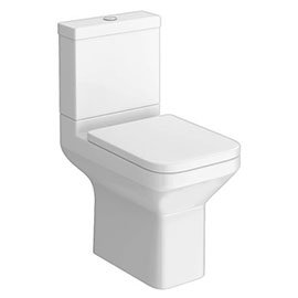 Monza Square Short Projection Toilet + Soft Close Seat