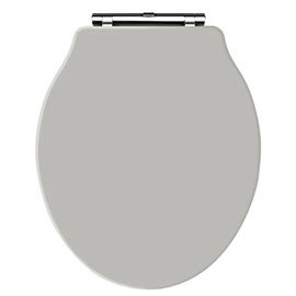 Old London - Stone Grey Soft Close Toilet Seat (For Chancery Toilets) - NLS498