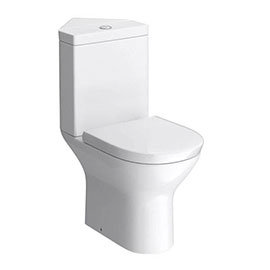 Orion Modern Corner Toilet + Soft Close Seat