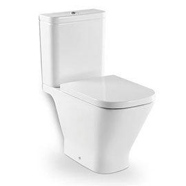 Roca The Gap Close Coupled Toilet with Soft-Close Seat
