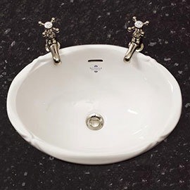 Silverdale Victorian Inset Basin (510mm Wide - 0 Tap Hole)