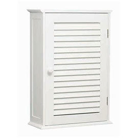 White Wood Wall Cabinet with One Inner Shelf - 1600900