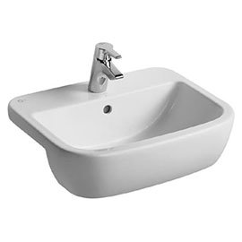 Ideal Standard Tempo 55cm 1TH Semi-Countertop Washbasin