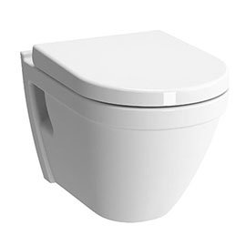 Vitra S50 Rimless Wall Hung Toilet with Seat
