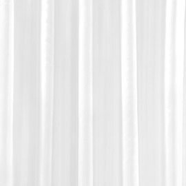 White W1800 x H2000mm Polyester Shower Curtain