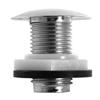1/2 Chrome Effect Cistern Hole Stopper/Cover - 40mm - 67045322 profile small image view 1 